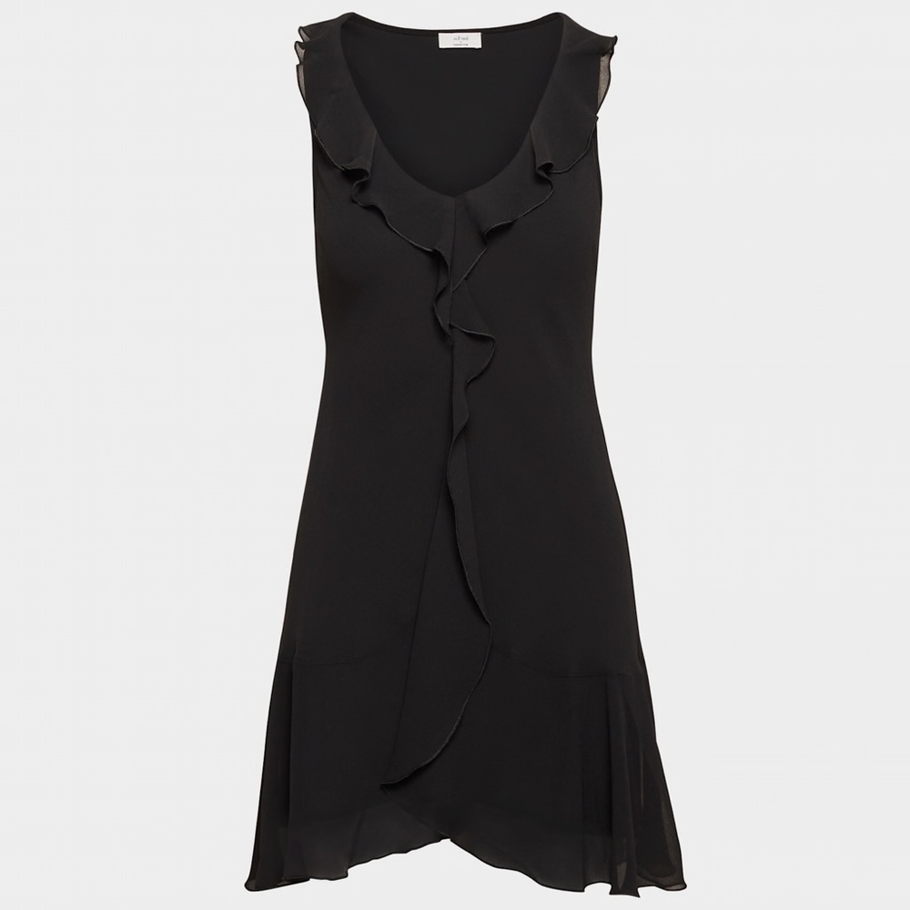 Wilfred Hera Ruffled Chiffon Mini Dress - Picture 3 of 6